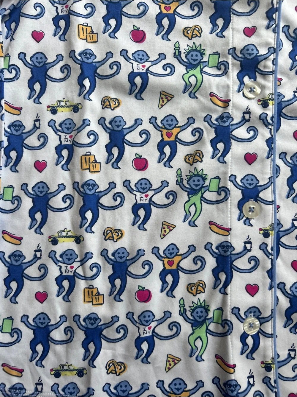 Roller Rabbit NYC Monkey Pajama Set - LIMITED EDITION - Picture 7 of 9
